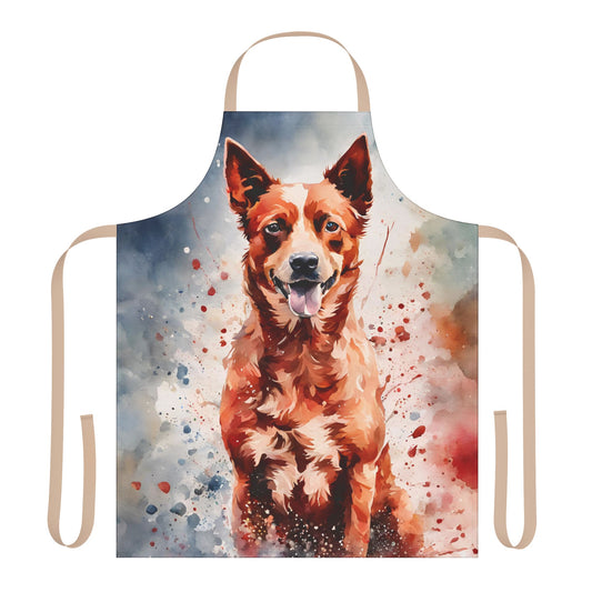 Australian Red Heeler Adult Apron (AOP)