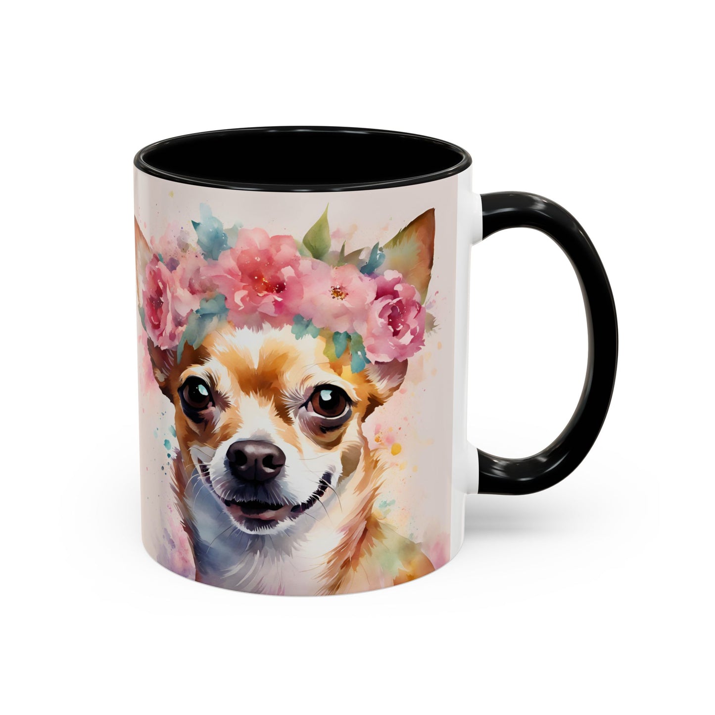 Chihuahua 01 Accent Coffee Mug - Dog Lover Gift