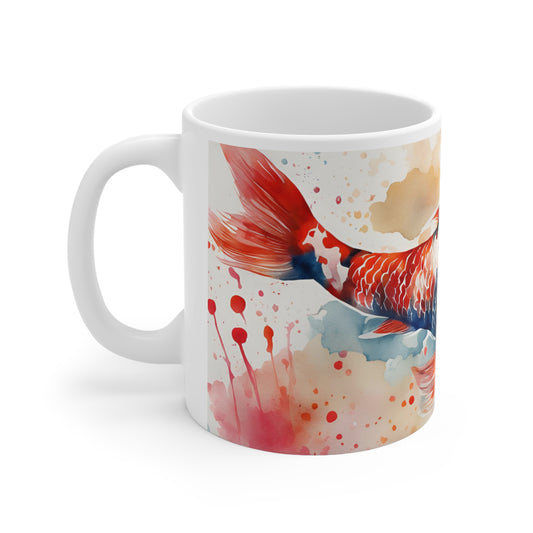 Koi Carp 02 Mug - Nature's Beauty Collection