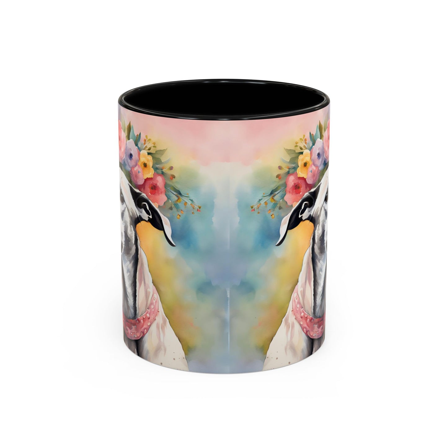 Greyhound 02 Accent Coffee Mug - Dog Lover Gift