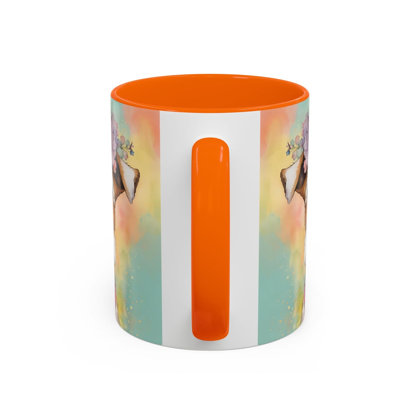 Fox Terrier 01 Accent Coffee Mug - Dog Lover Gift