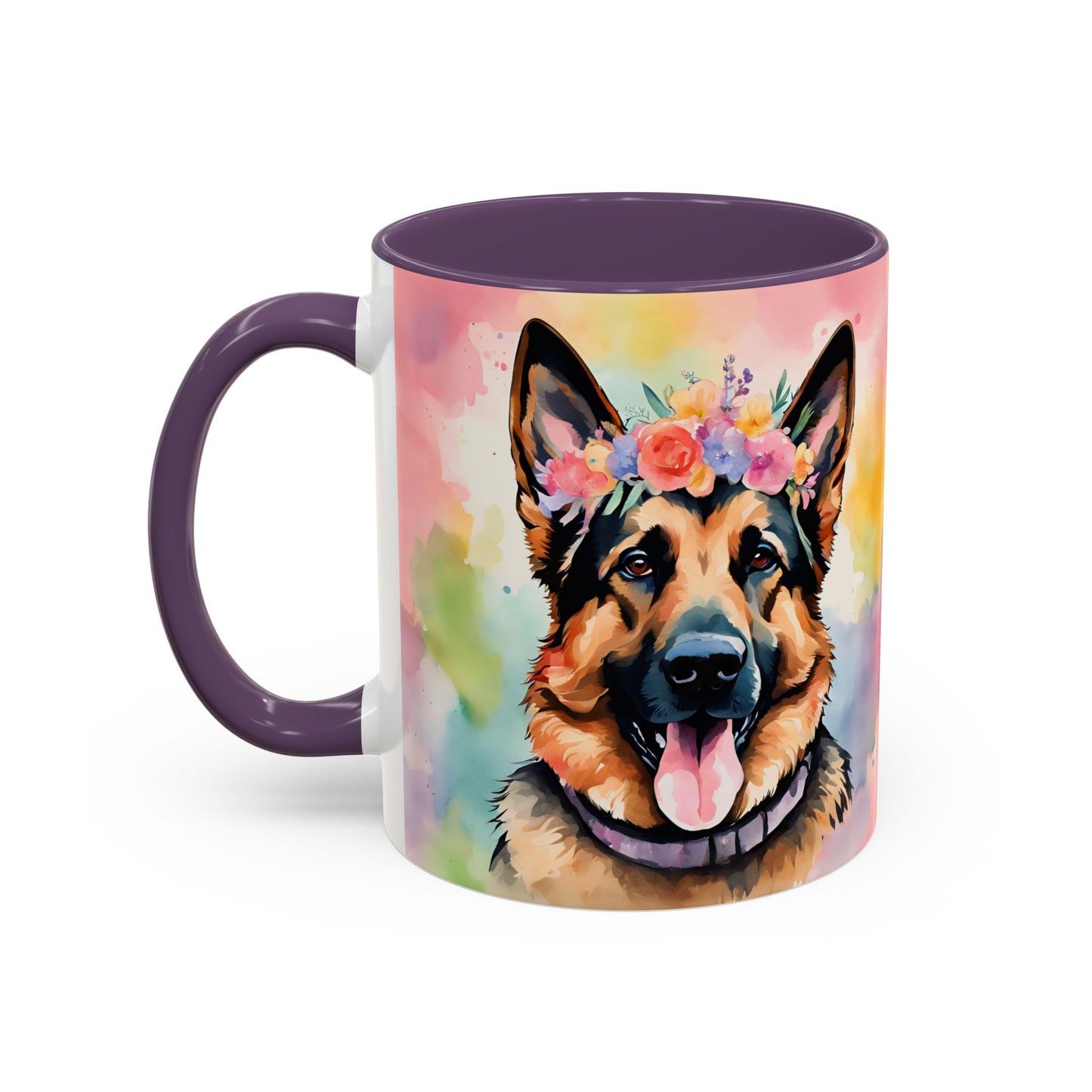German Shepherd 01 Accent Coffee Mug - Dog Lover Gift