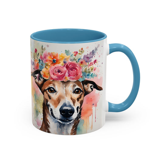 Greyhound 01 Accent Coffee Mug - Dog Lover Gift
