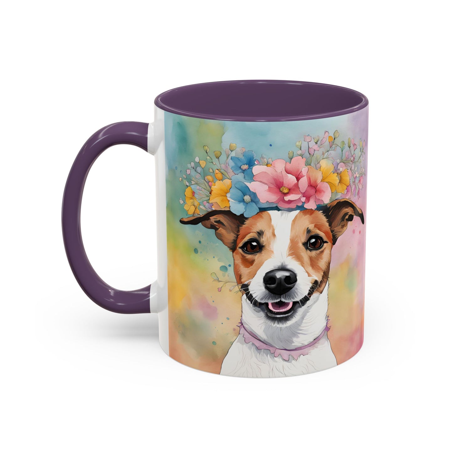 Jack Russell 03 Accent Coffee Mug - Dog Lover Gift