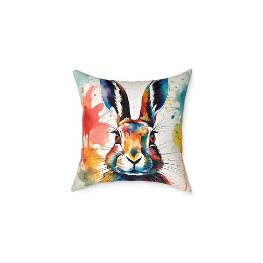 Hare 01 Poly Pillow - Natures Beauty Design