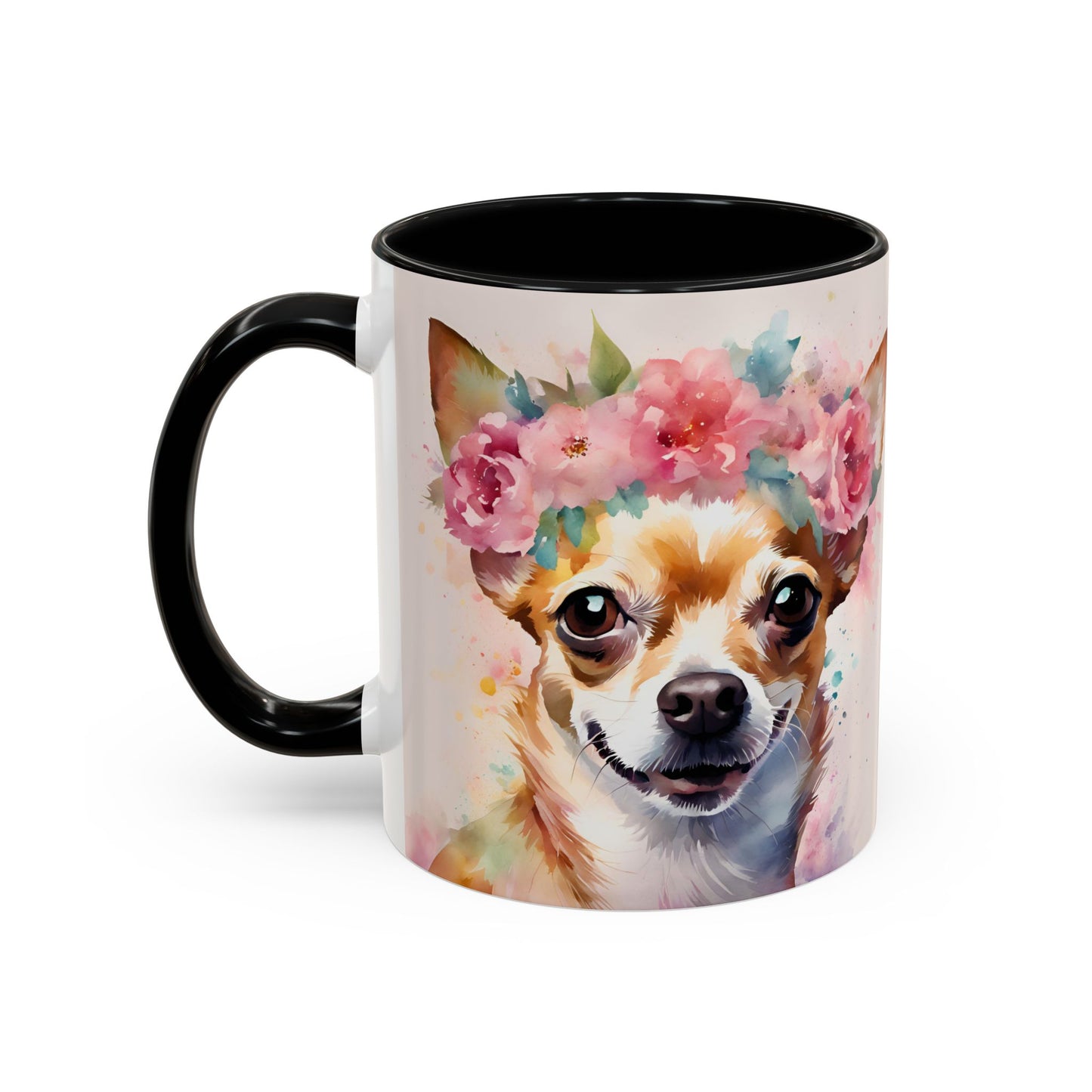 Chihuahua 01 Accent Coffee Mug - Dog Lover Gift