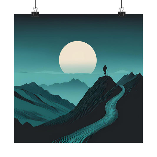 Lone Collection Walker 16 Matte Square Posters