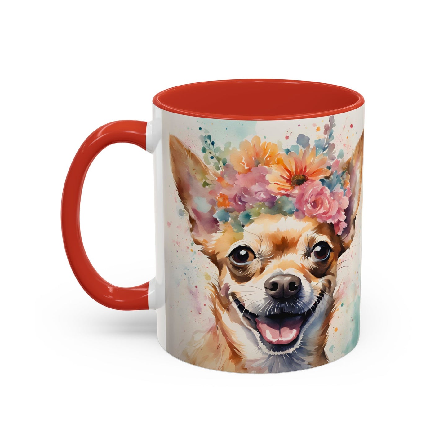 Chihuahua 02 Accent Coffee Mug - Dog Lover Gift