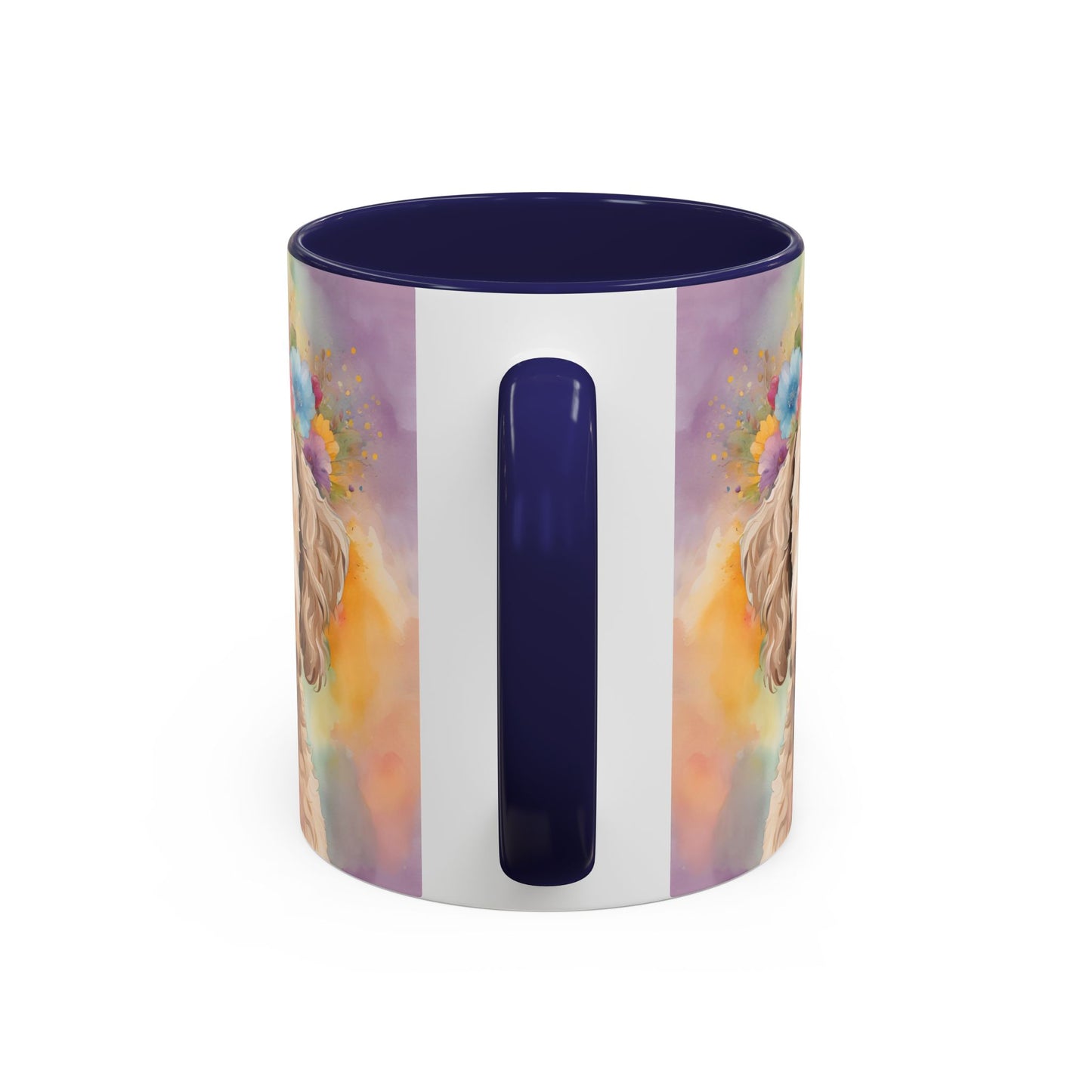 Labradoodle 01 Accent Coffee Mug - Dog Lover Gift