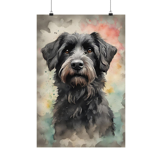 Dogs Eddy Gorgeous Scruff 02 Matte Vertical Poster