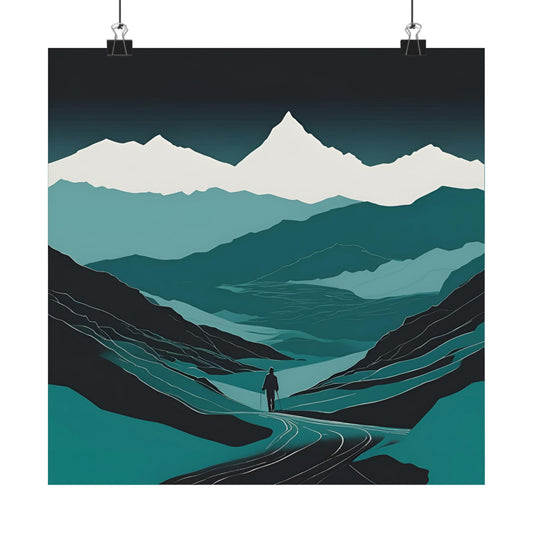 Lone Collection Walker 20 Matte Square Posters