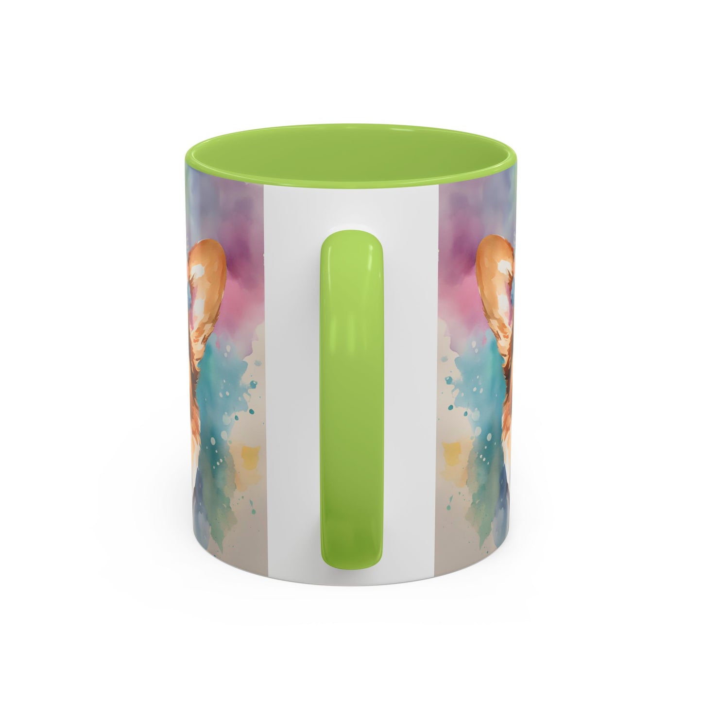 Corgi 02 Accent Coffee Mug - Dog Lover Gift