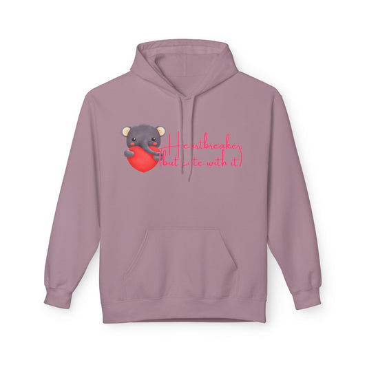 Heartbreaker (But Cute With It) Unisex Valentines Hoodie