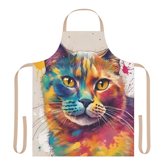 Multi pussycat Adult Apron (AOP)