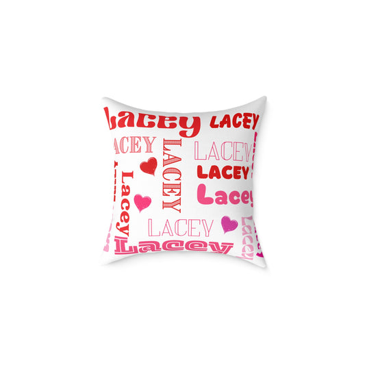(Personizable) Name Of Your Loved One 01 Poly Pillow