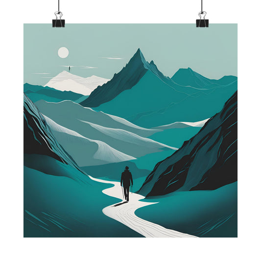 Lone Collection Walker 18 Matte Square Posters