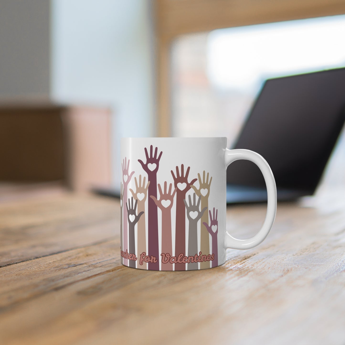 Teacher For Valentines 4 Mug Ceramic 11oz