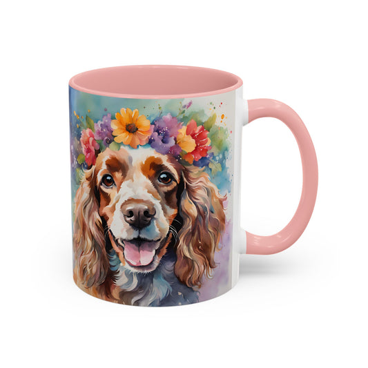 Cocker Spaniel 01 Accent Coffee Mug - Dog Lover Gift