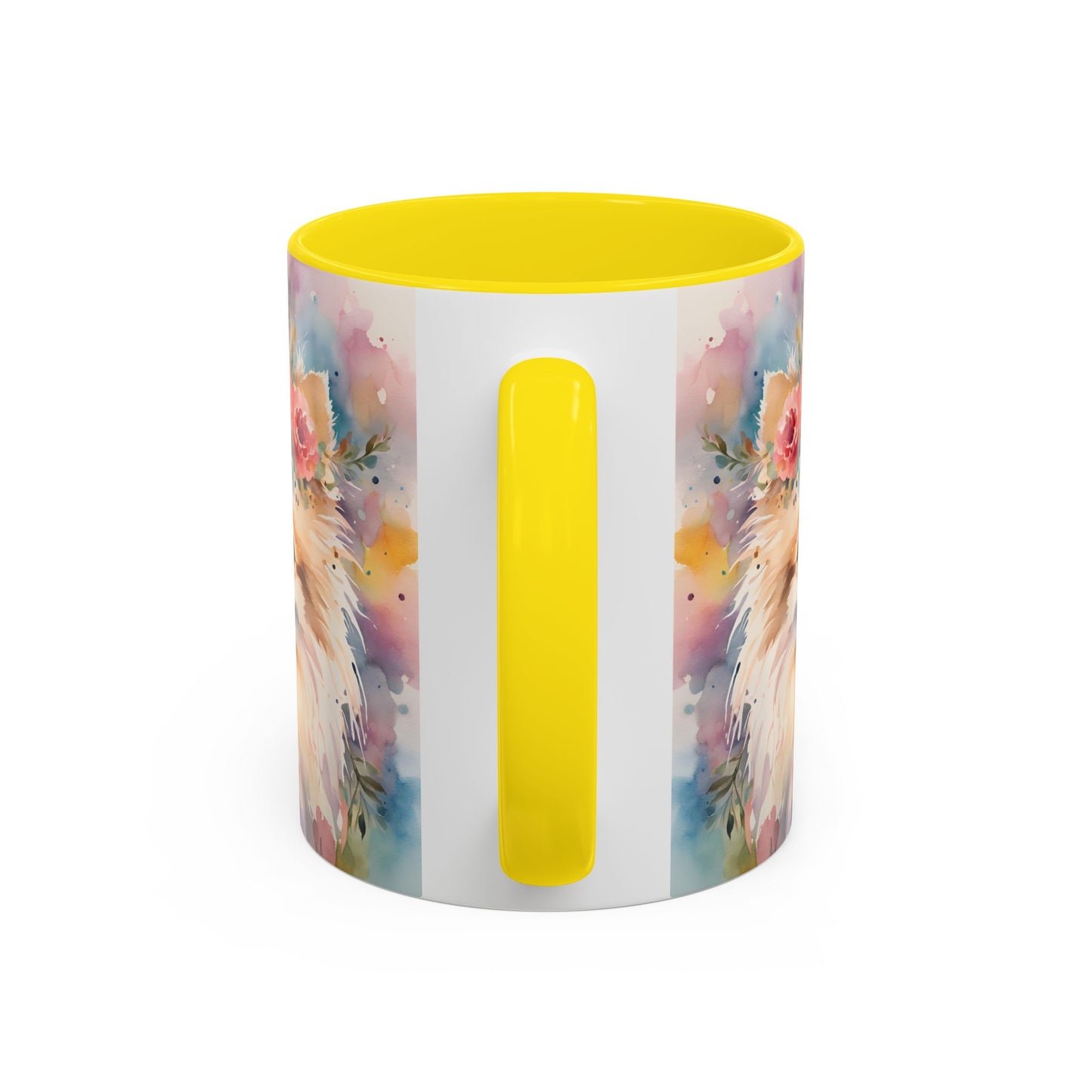 Pomeranian 02 Accent Coffee Mug - Dog Lover Gift