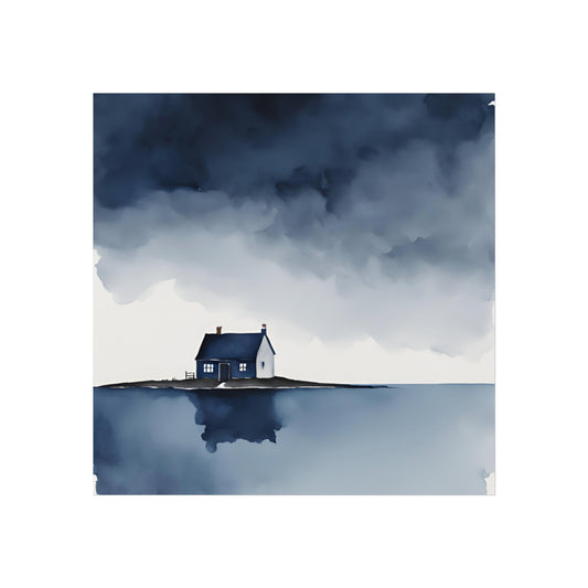 Blue Collection 6 Matte Print