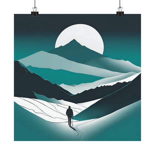 Lone Collection Walker 2 Matte Square Posters