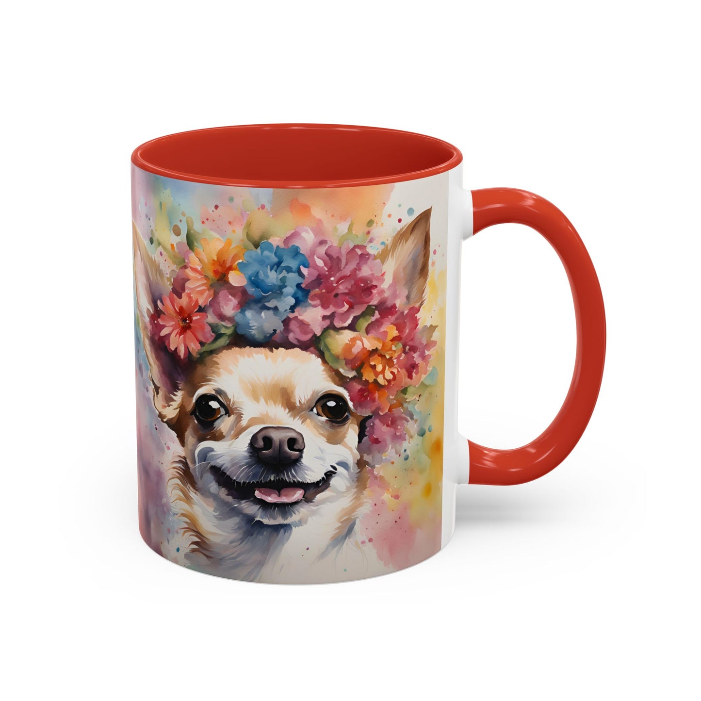 Chihuahua 04 Accent Coffee Mug - Dog Lover Gift