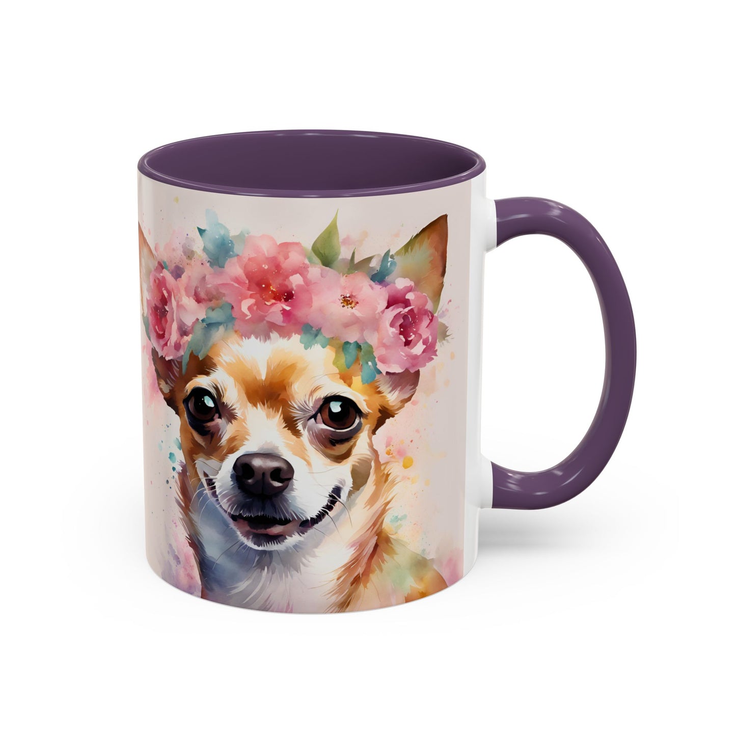 Chihuahua 01 Accent Coffee Mug - Dog Lover Gift