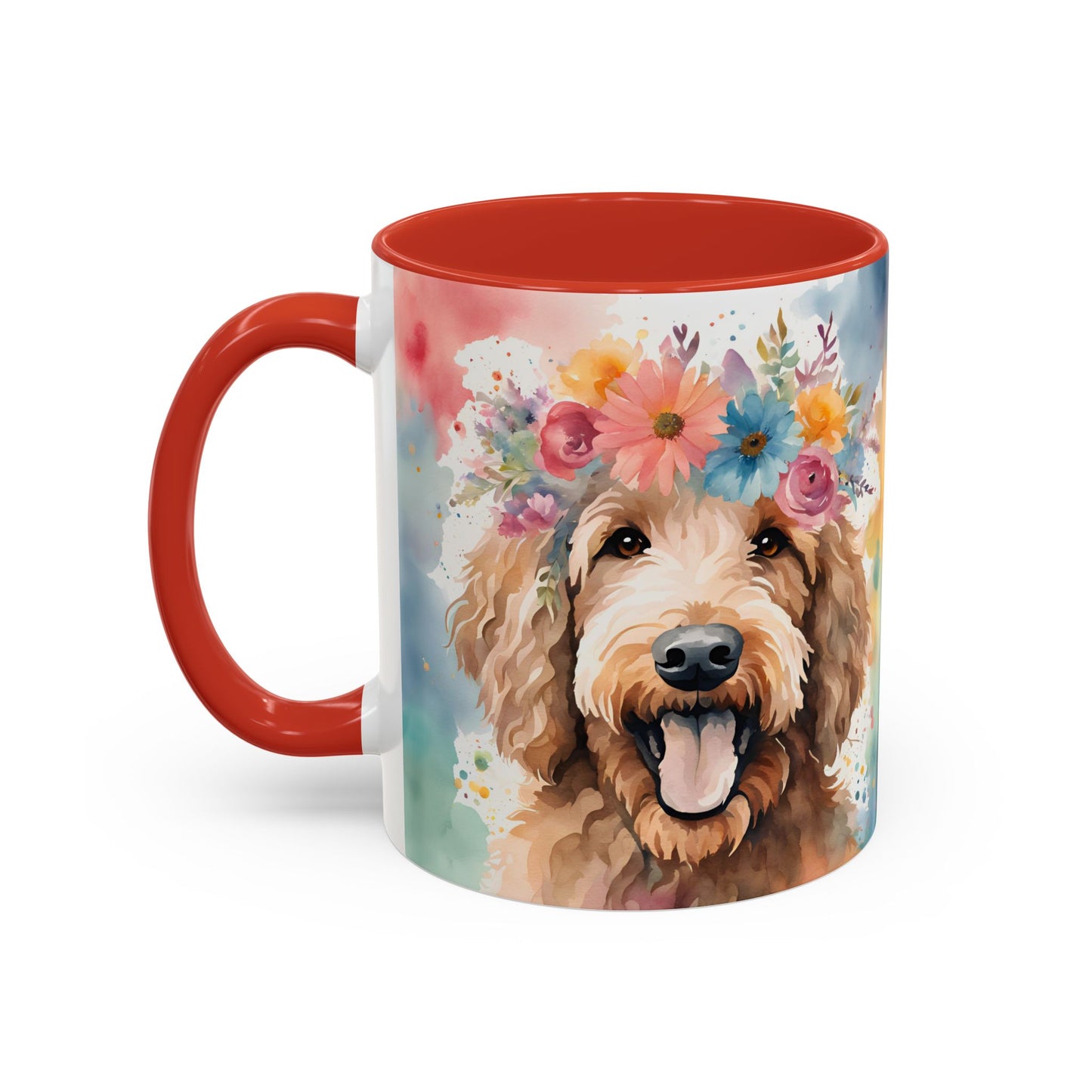 Labradoodle 03 Accent Coffee Mug - Dog Lover Gift
