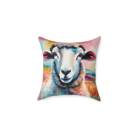 Sheep 01 Poly Pillow - Natures Beauty Design