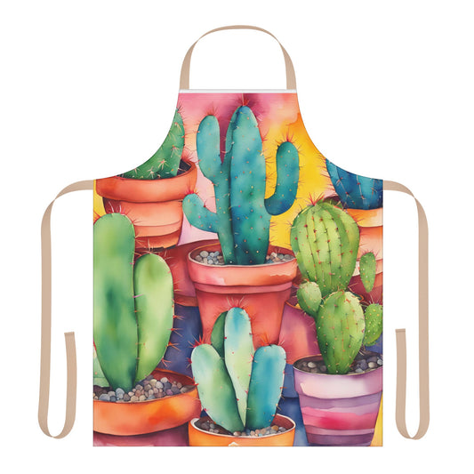 Multi Cacti 2 Adult Apron (AOP)
