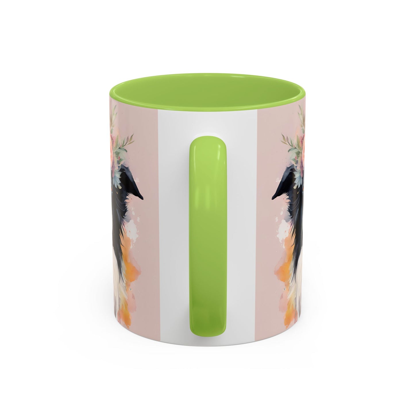 Border Collie 02 Accent Coffee Mug - Dog Lover Gift