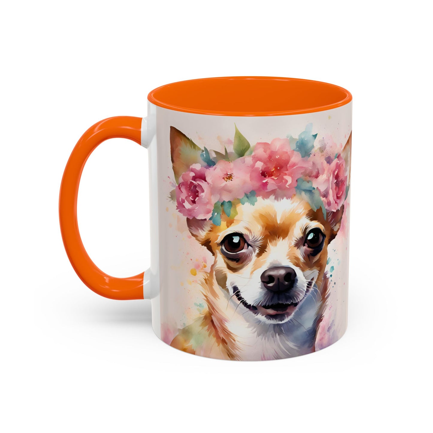 Chihuahua 01 Accent Coffee Mug - Dog Lover Gift