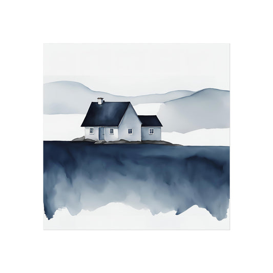 Blue Collection 7 Matte Print