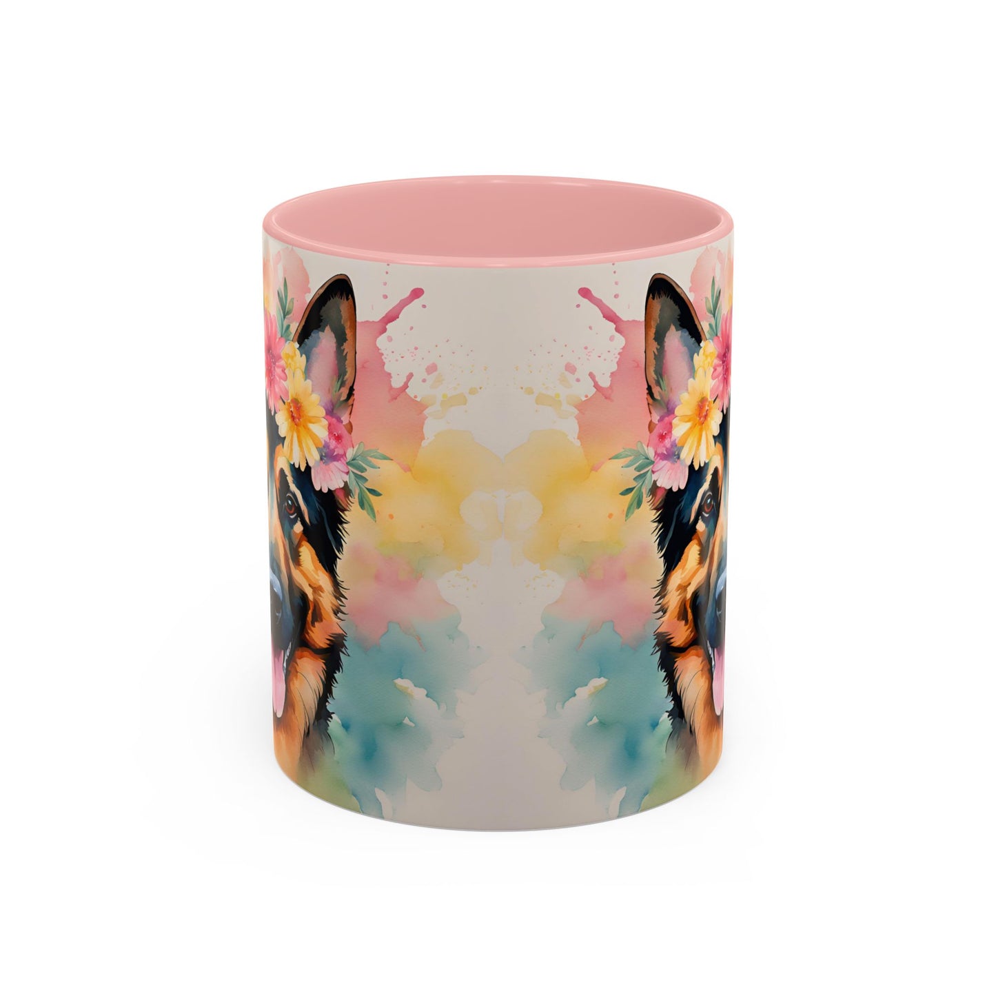 German Shepherd 02 Accent Coffee Mug - Dog Lover Gift