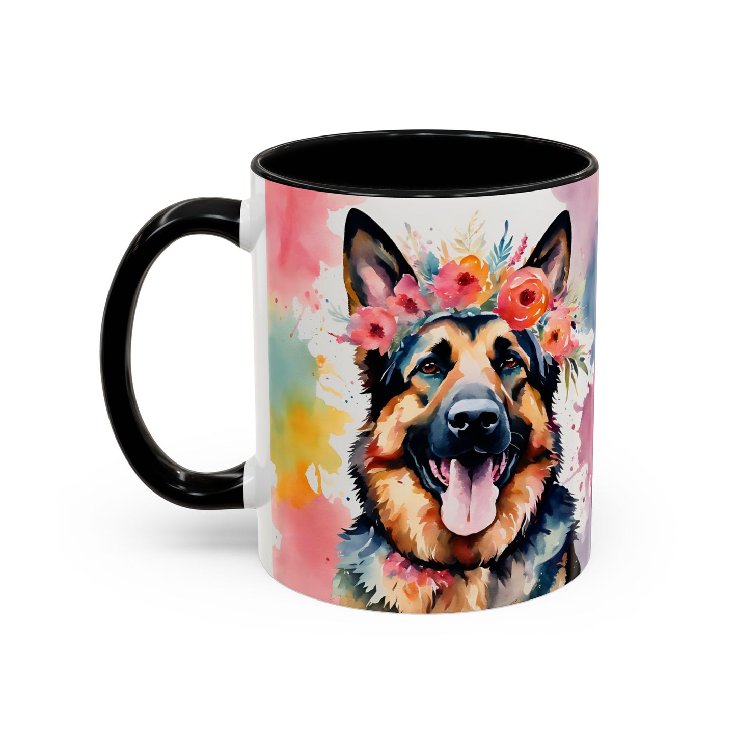 German Shepherd 04 Accent Coffee Mug - Dog Lover Gift
