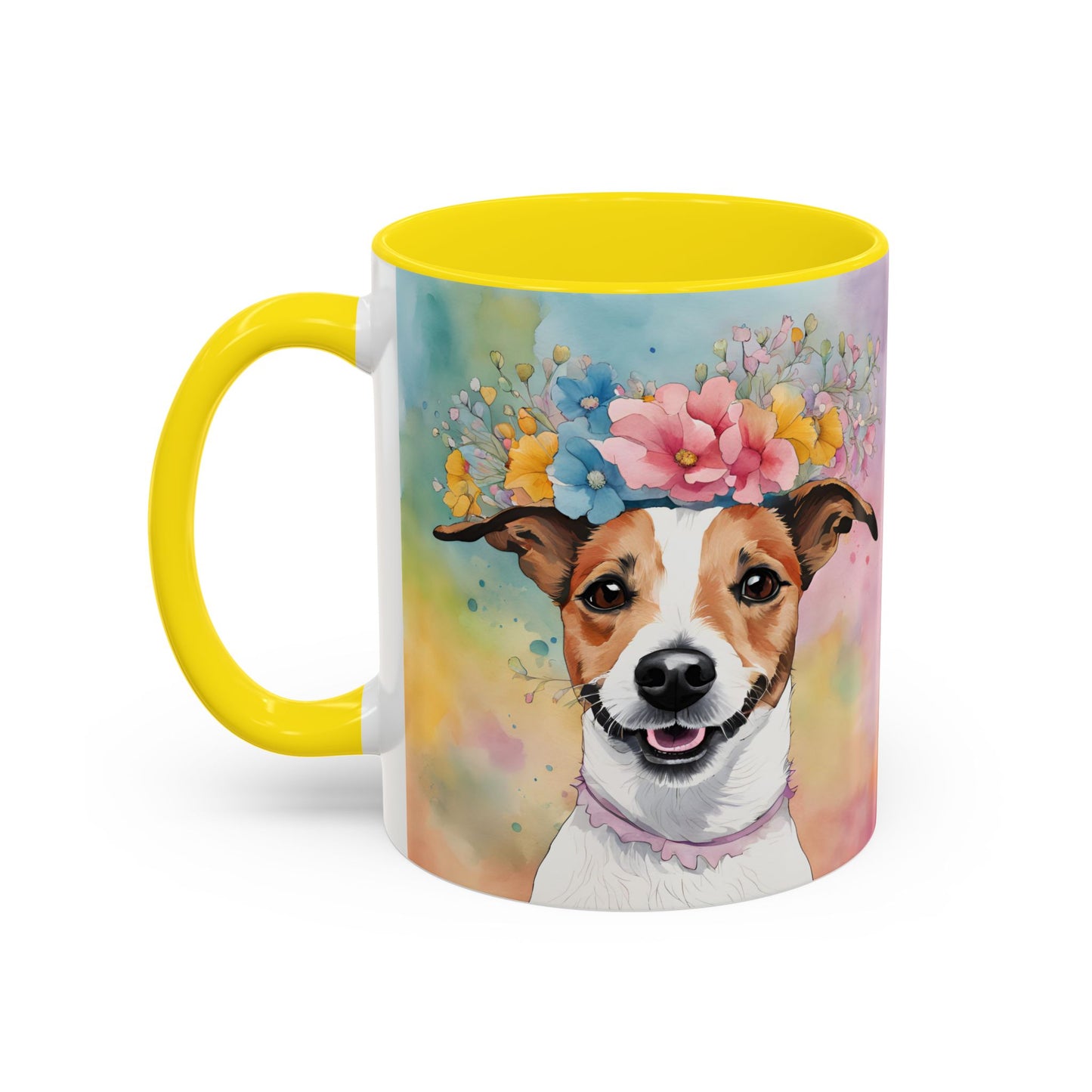 Jack Russell 03 Accent Coffee Mug - Dog Lover Gift