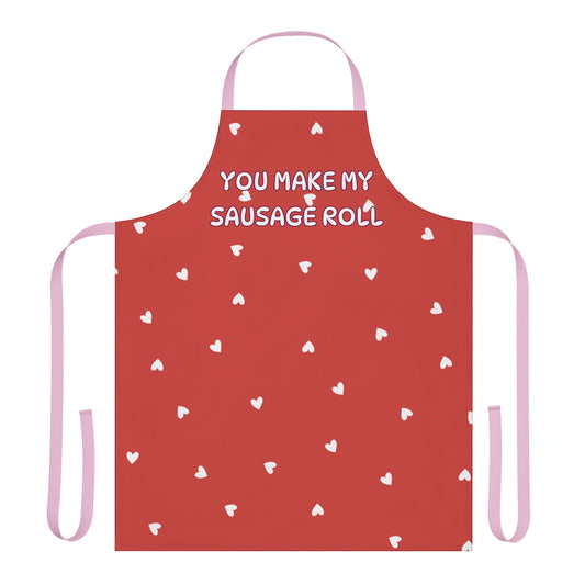 You Make My Sausage Roll Valentines Apron, 5-Color Straps