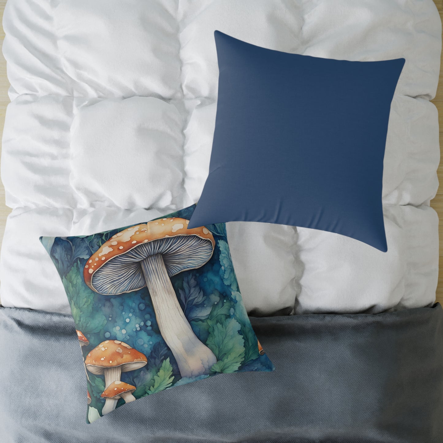 Toadstool 03 Poly Pillow - Natures Beauty Design