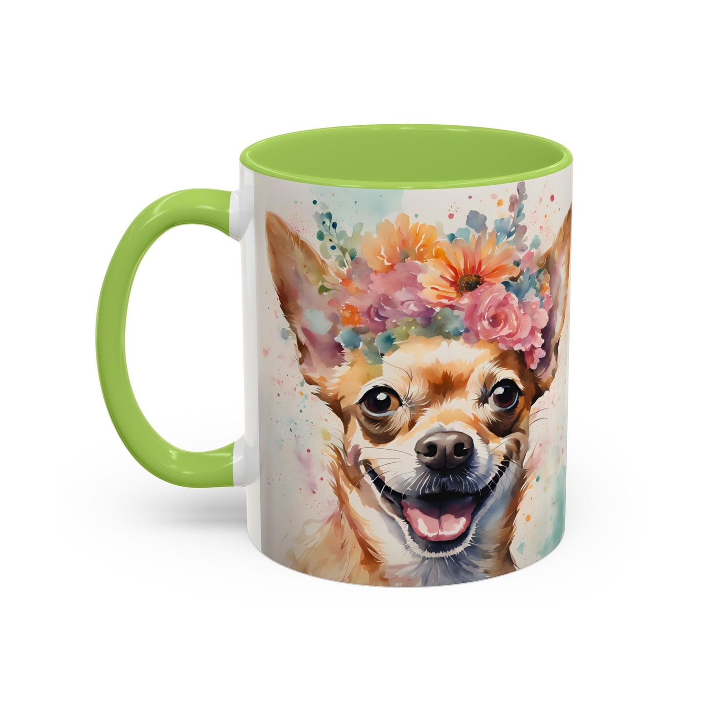 Chihuahua 02 Accent Coffee Mug - Dog Lover Gift