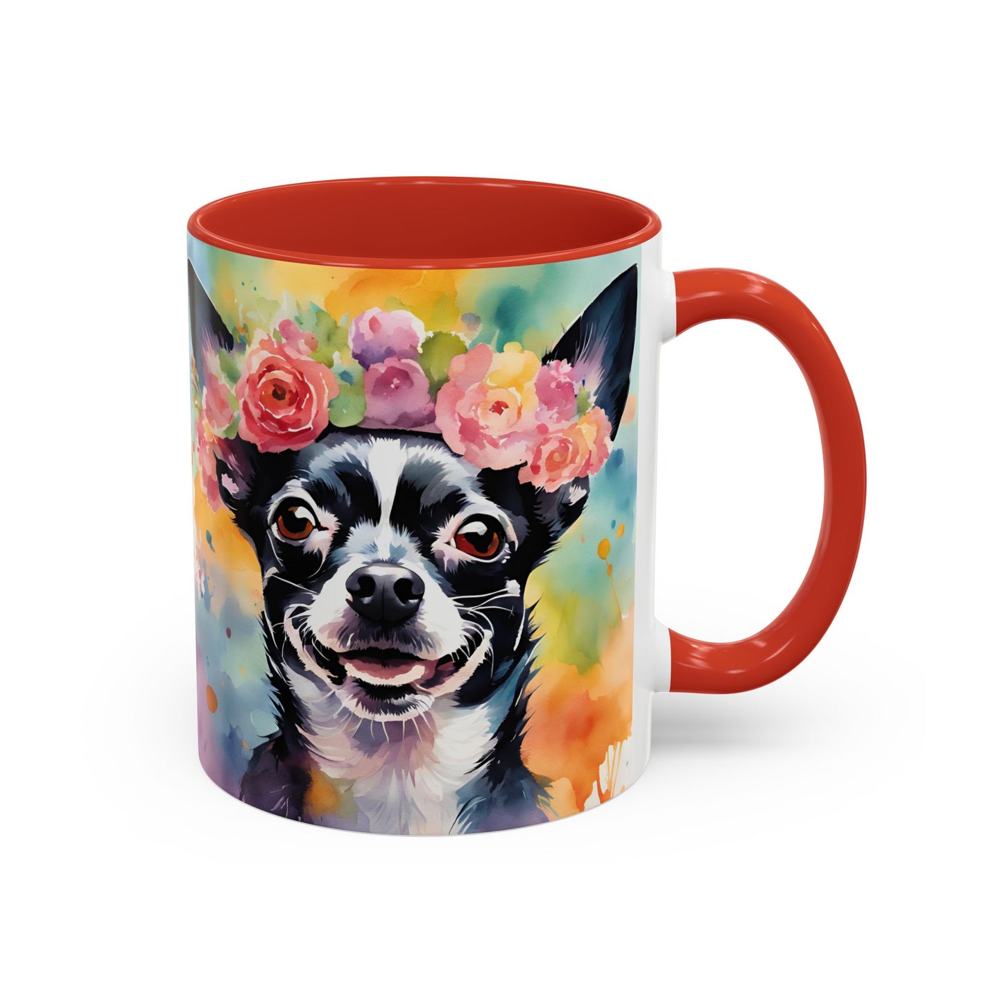Chihuahua 03 Accent Coffee Mug - Dog Lover Gift