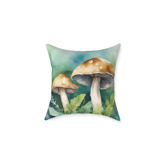 Toadstool 01 Poly Pillow - Natures Beauty Design