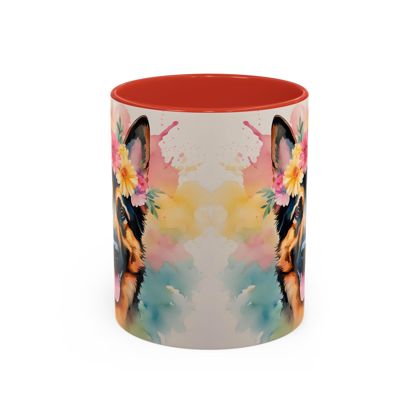 German Shepherd 02 Accent Coffee Mug - Dog Lover Gift