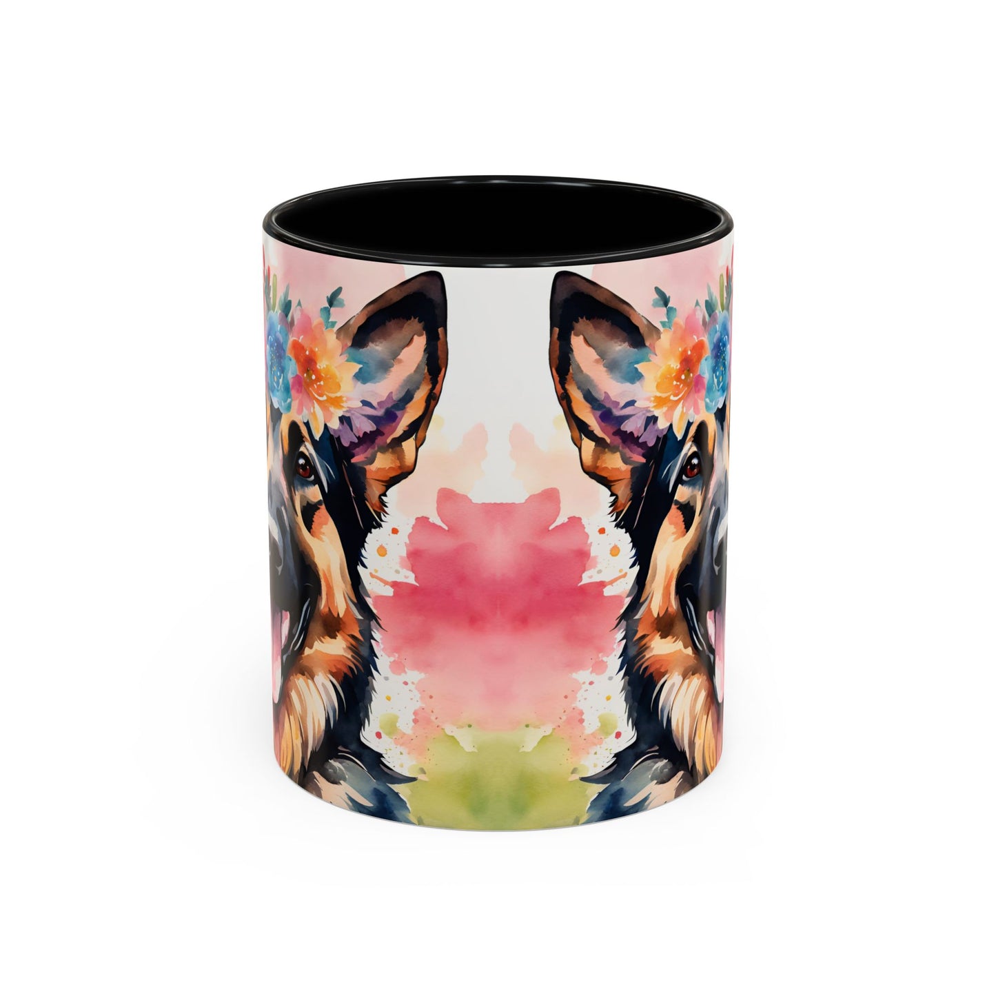 German Shepherd 03 Accent Coffee Mug - Dog Lover Gift