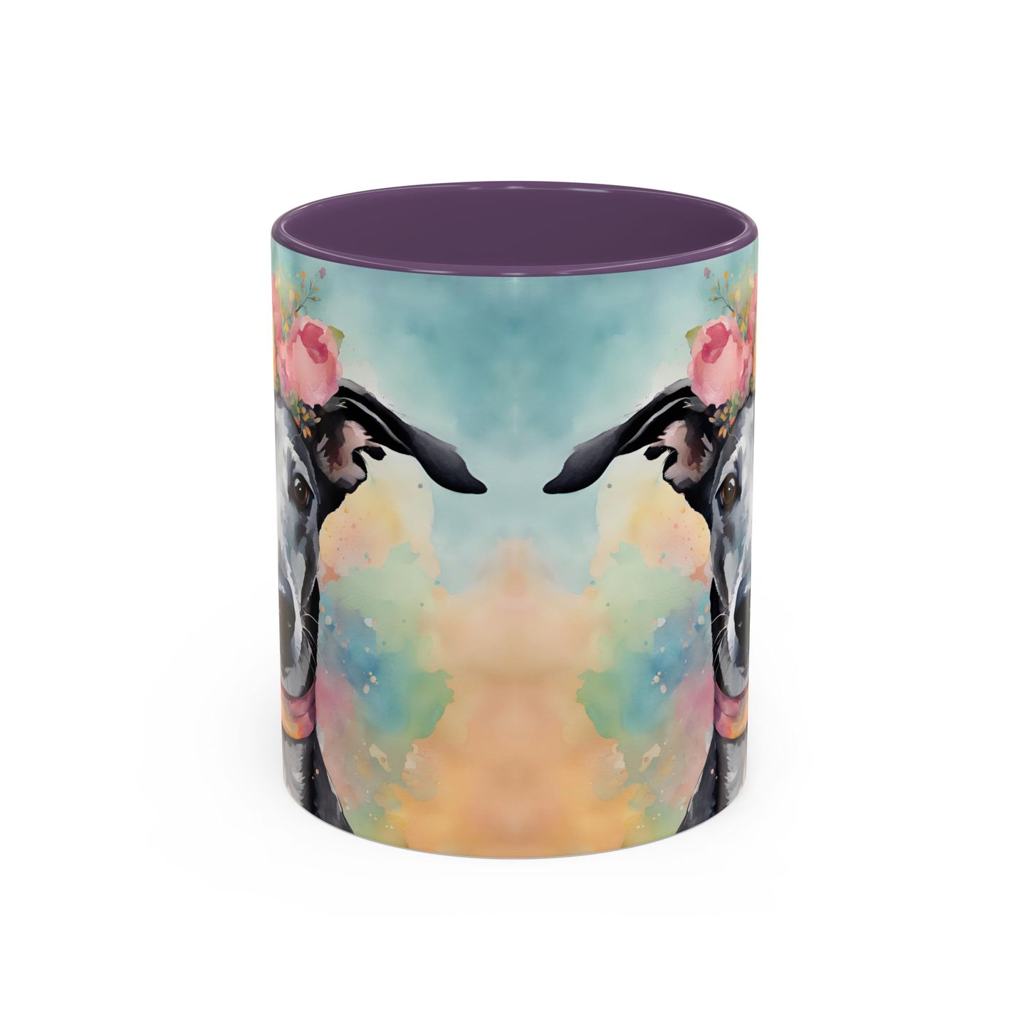 Greyhound 03 Accent Coffee Mug - Dog Lover Gift