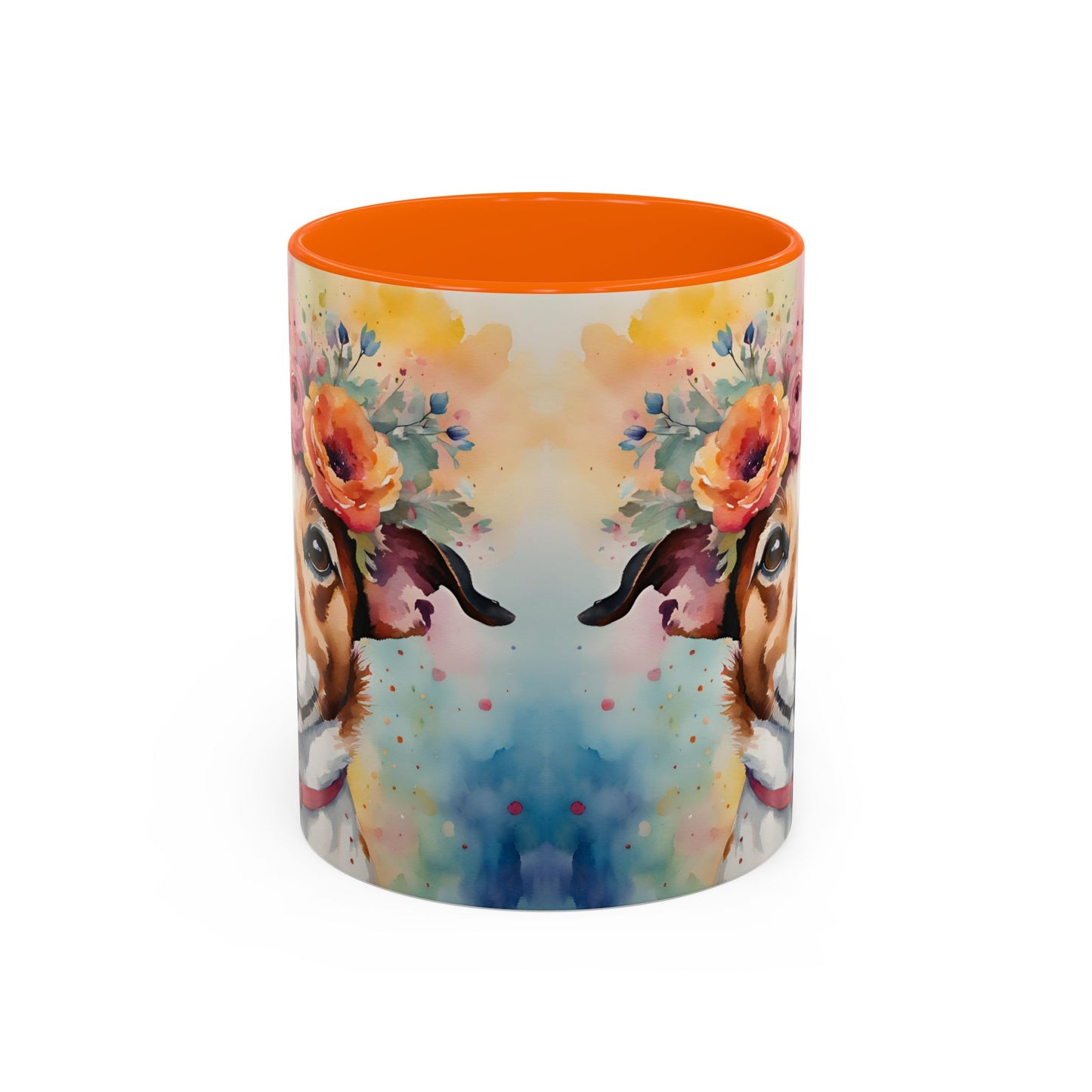 Jack Russell 04 Accent Coffee Mug - Dog Lover Gift