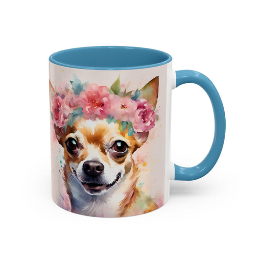 Chihuahua 01 Accent Coffee Mug - Dog Lover Gift