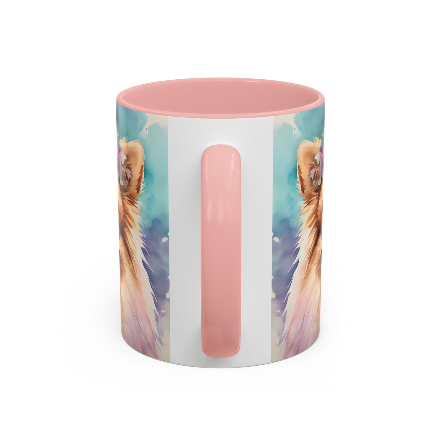 Pomeranian 03 Accent Coffee Mug - Dog Lover Gift