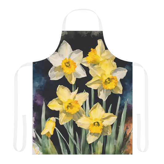 Daffodils 02 Apron 5-Color Straps
