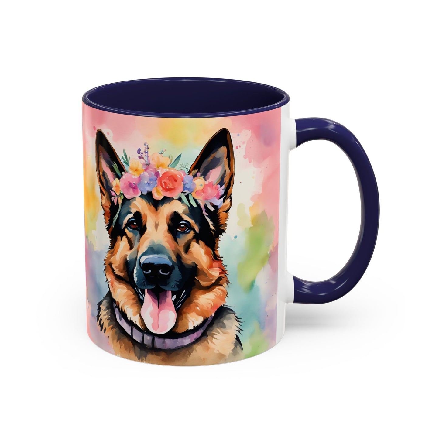 German Shepherd 01 Accent Coffee Mug - Dog Lover Gift