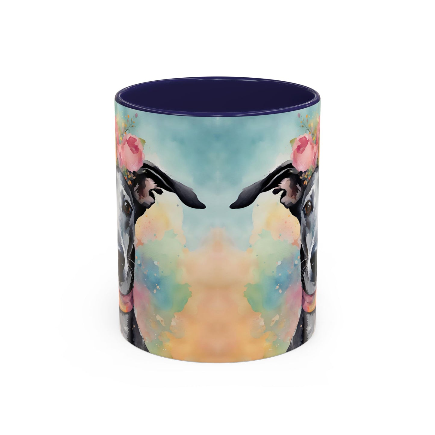Greyhound 03 Accent Coffee Mug - Dog Lover Gift